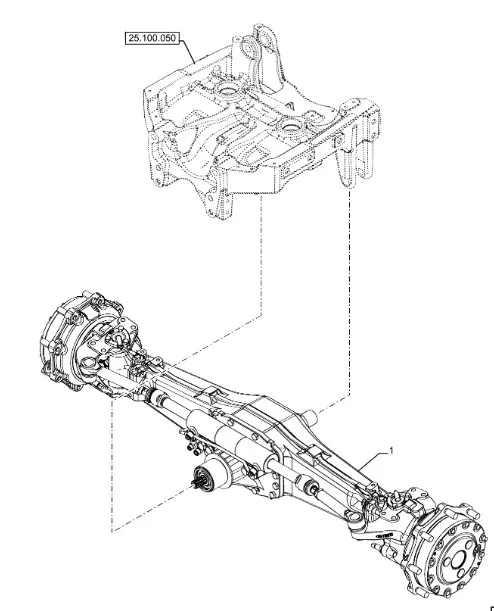 47582317 - мост передний